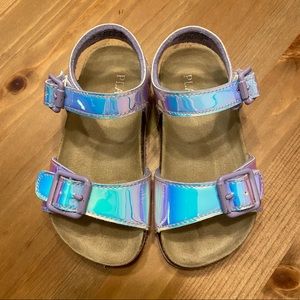 Children’s Place iridescent sandals